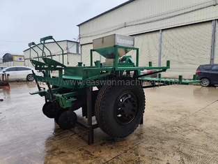 Máy trồng đậu nành cho châu Phi với 2 hàng trồng đậu dài 19cm